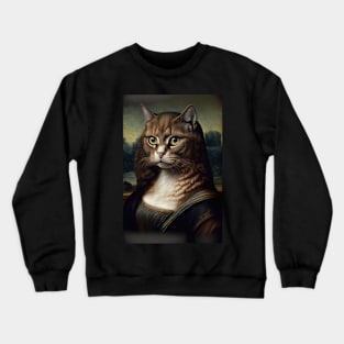 Cool portrait of a Cat Crewneck Sweatshirt